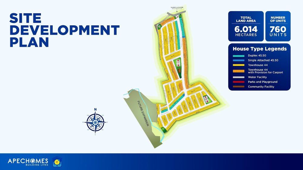 APEC Homes Norzagaray site development plan