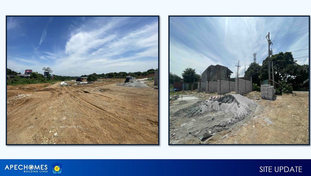 Land development and perimeter wall, August 10, 2026