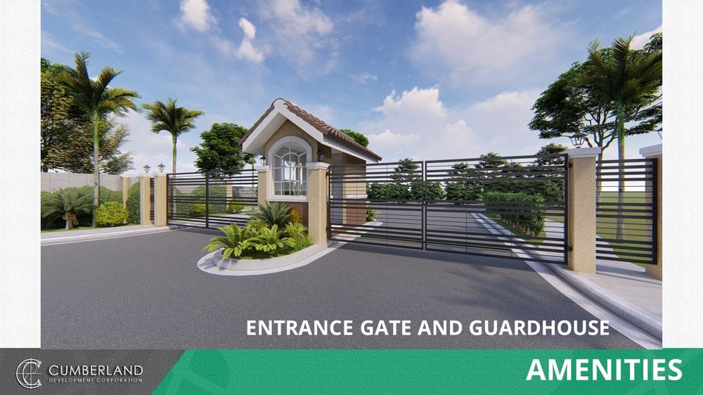 Mapletree Residences entrance gate and guardhouse