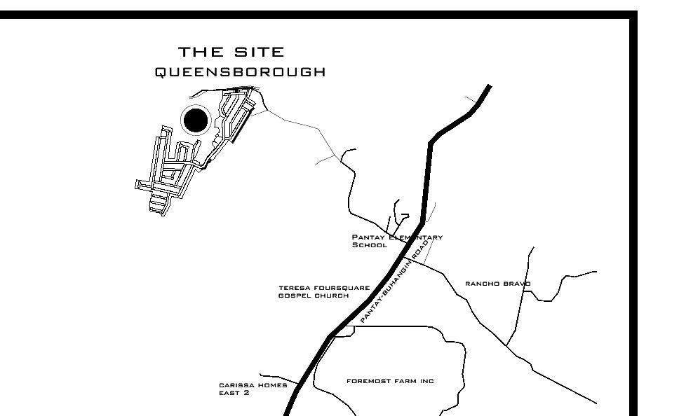 Queensborough vicinity map
