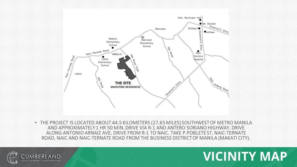 Mapletree Residences vicinity map
