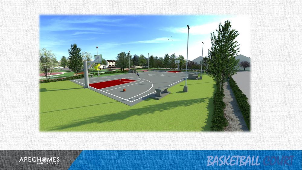 Whistler Village 2 basketball court