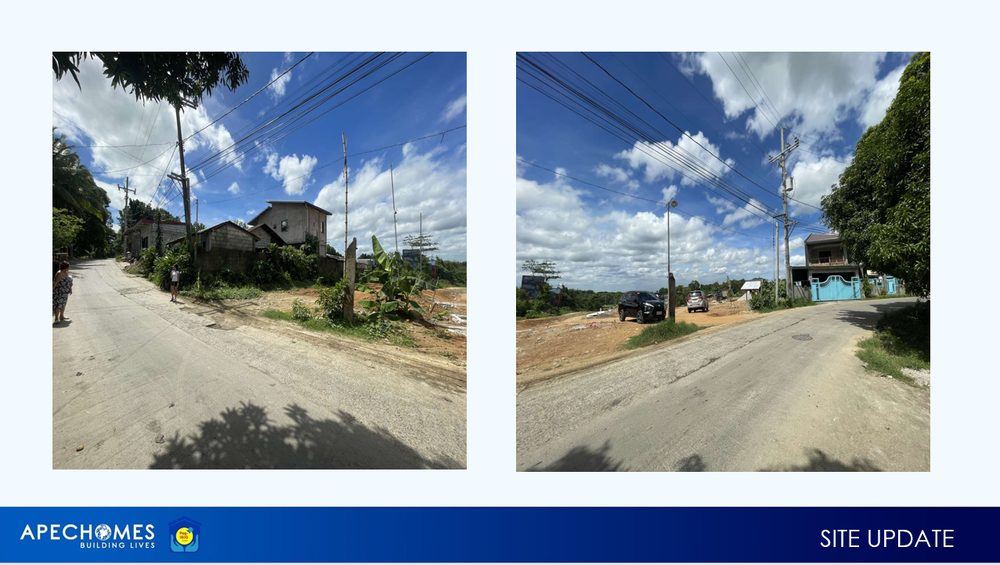 Site access road, August 10, 2026
